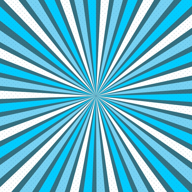 Абстрактный красочный полосатый узор Яркий векторный синий модный фон Стиль поп-арта
