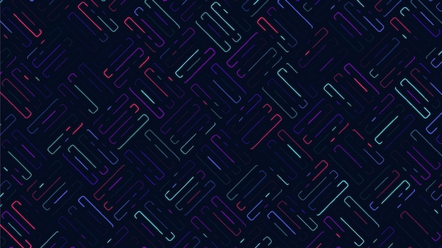 Vector abstract colorful stripped lines retro pattern background