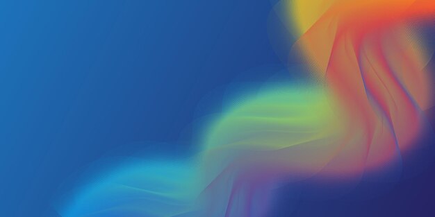 Abstract colorful vector background color flow liquid wave for design