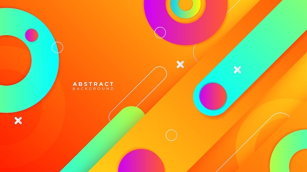 Abstract colorful vibrant vivid background