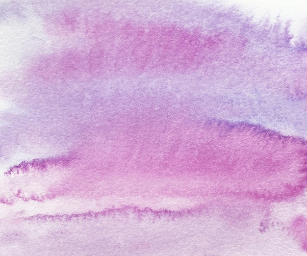 Abstract colorful watercolor background in pink purple colors