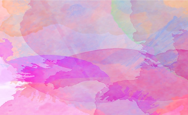 Abstract Colorful Watercolor Background Vector