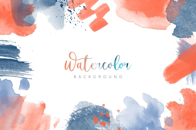 Abstract colorful watercolor background