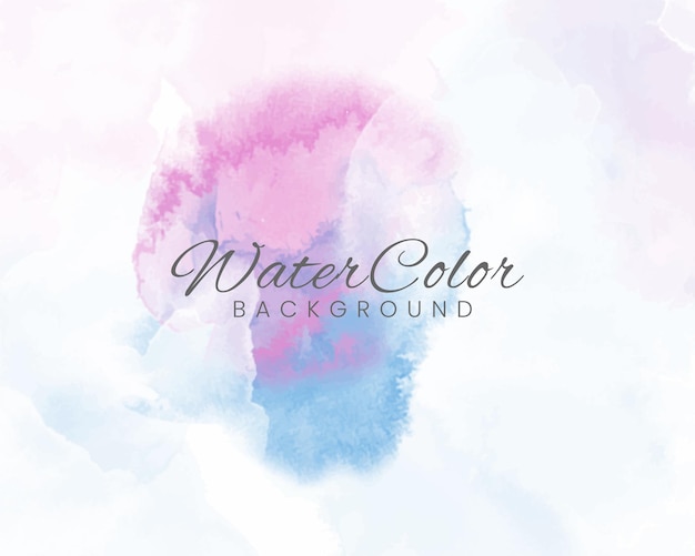 Abstract colorful watercolor for background