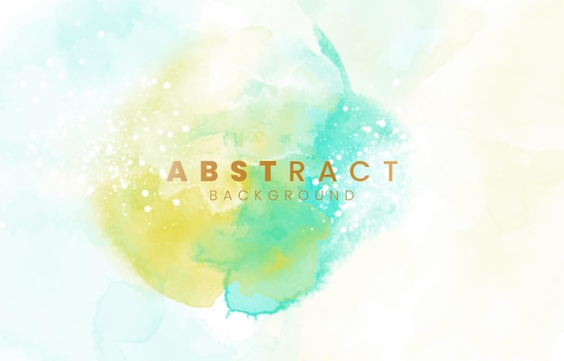 Abstract colorful watercolor for background