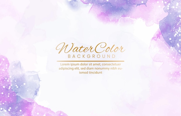 Abstract colorful watercolor for background