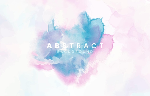 Vector abstract colorful watercolor for background