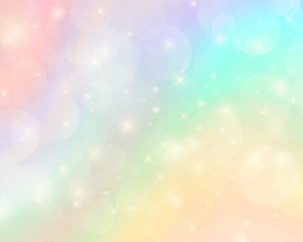 Abstract colorful watercolor rainbow background