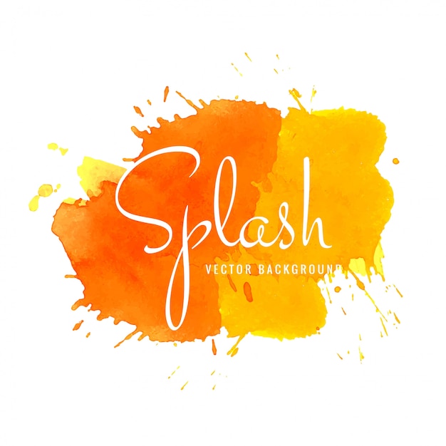 Vector abstract colorful watercolor splash vector