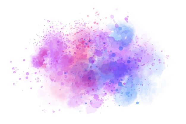 Vector abstract colorful watercolor splash