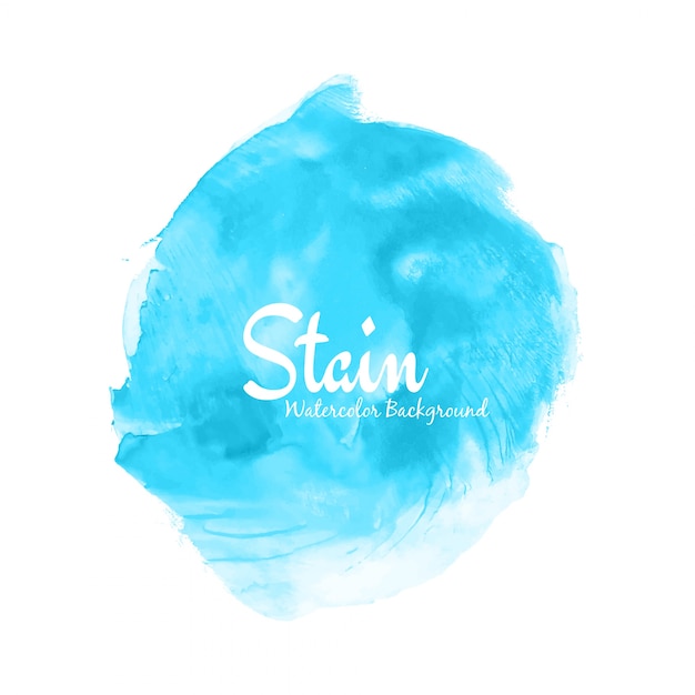 Vector abstract colorful watercolor stain