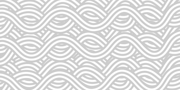 Abstract colorful wave line seamless pattern background design