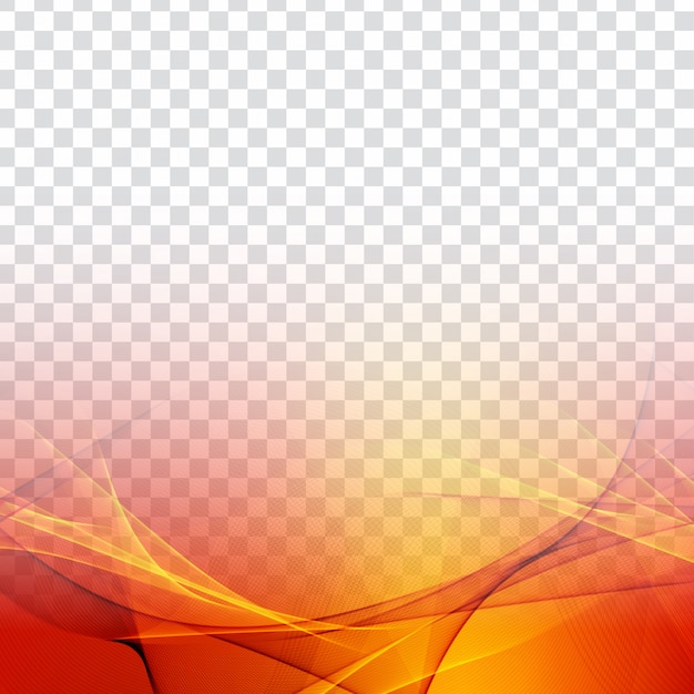 Vector abstract colorful wave transparent modern background