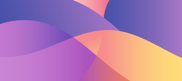 Abstract Colorful Wavy Modern Background