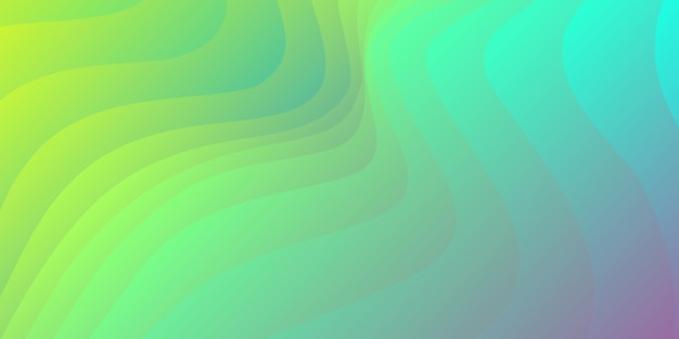 abstract colorful wavy vector background