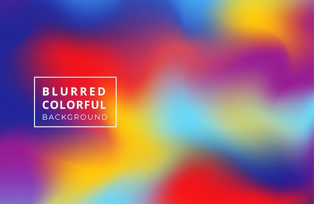 Vector abstract colorful with blurred background