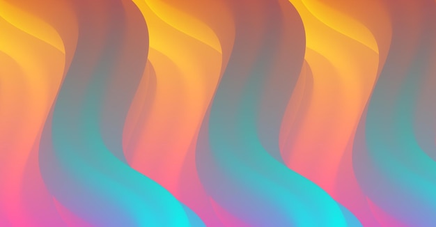 abstract colorfull background. gradient wavy lines wallpaper