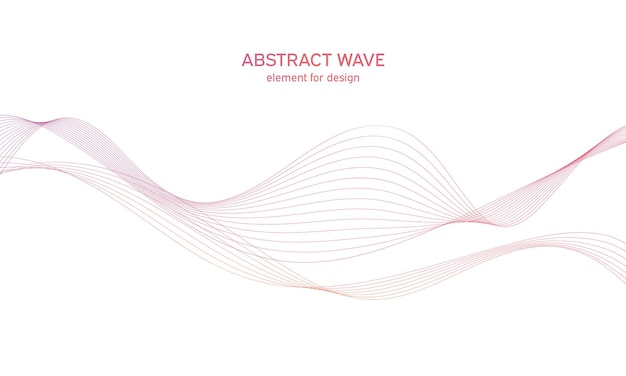 abstract colorfull wave element 