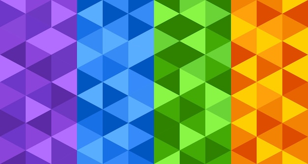Абстрактные цвета многоугольника фона дизайн