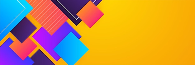 Abstract colourful colorful banner vector technology background for design brochure website flyer Geometric colourful colorful wallpaper for poster certificate presentation landing page