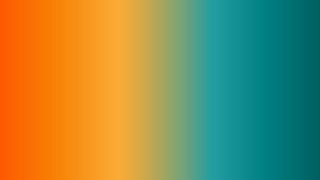 Abstract colourful orange and teal background