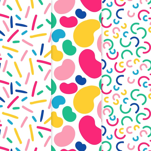 Abstract colourful seamless pattern