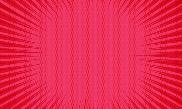 Abstract comic red background