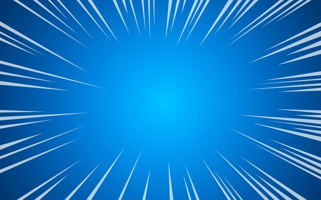 Abstract comic zoom background vector illustration