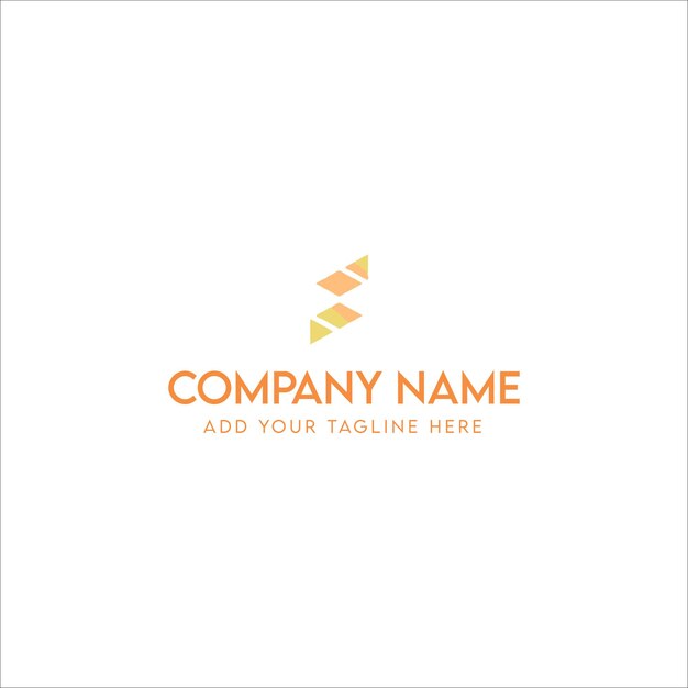 추상 회사 로고 벡터 디자인 템플릿
