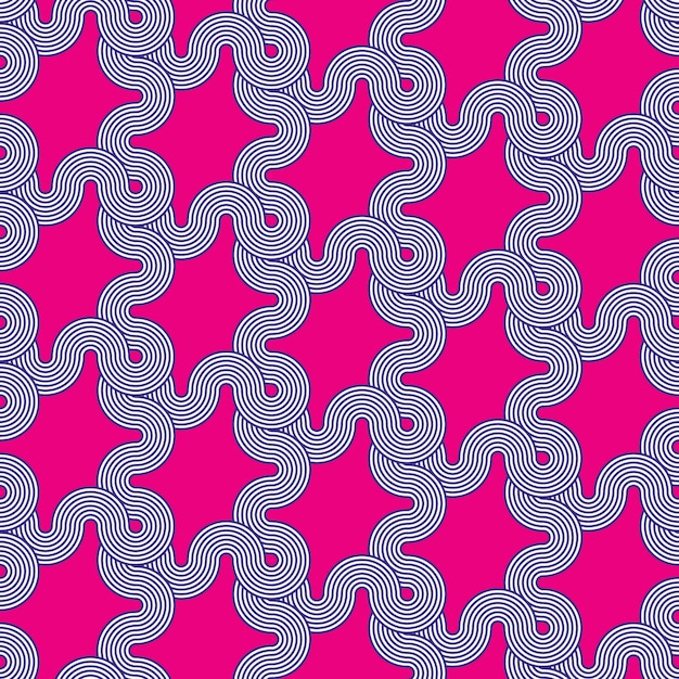 Abstract Complex Wavy Stripes Circles Labyrinth Maze Optical Illusion Hypnotic Geometric Pattern