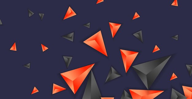 Vector abstract composition background of triangle