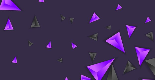 Vector abstract composition background of triangle