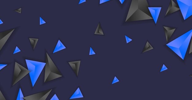 Vector abstract composition background of triangle