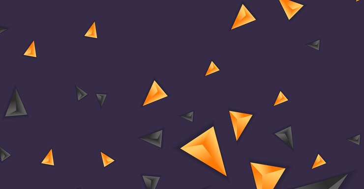 Vector abstract composition background of triangle