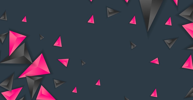 Vector abstract composition background of triangle