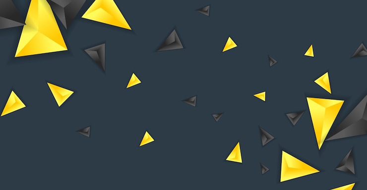 Vector abstract composition background of triangle