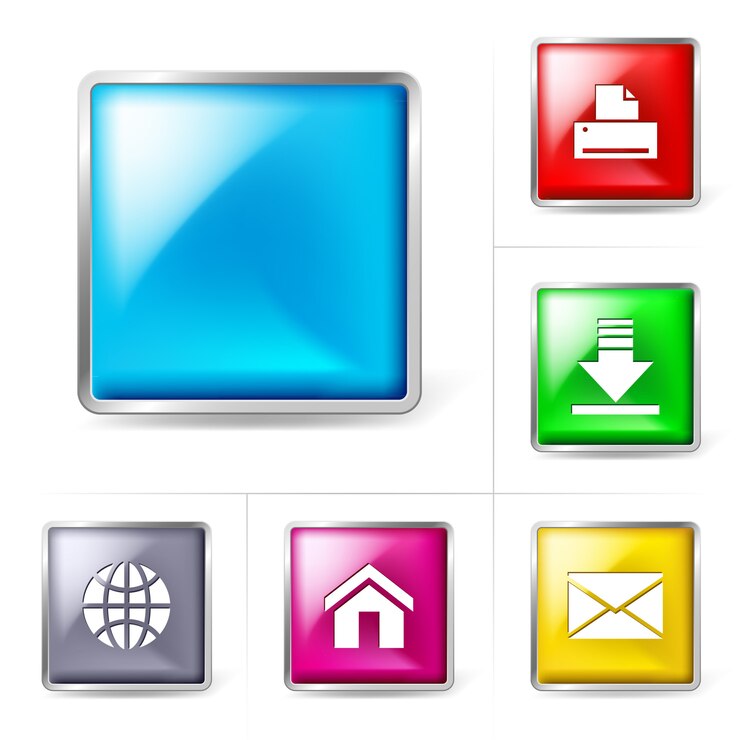 वेक्टर abstract computer internet icons