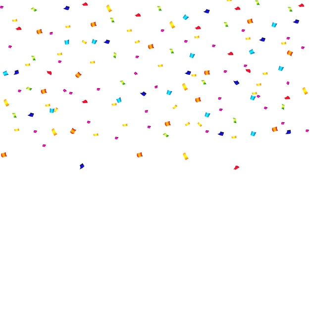 Abstract confetti background with polka dot confetti.