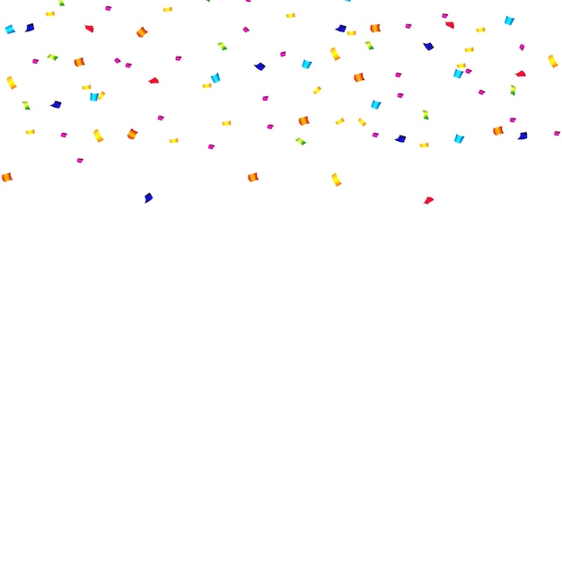 Abstract confetti background with polka dot confetti.