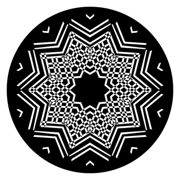 Абстрактный современный бесшовный образец элементов орнамента Геометрические формы текстуры Живые