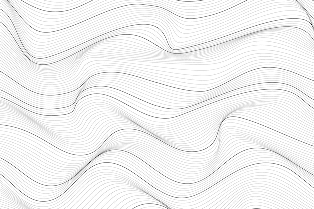 Vector abstract contour line background illustration