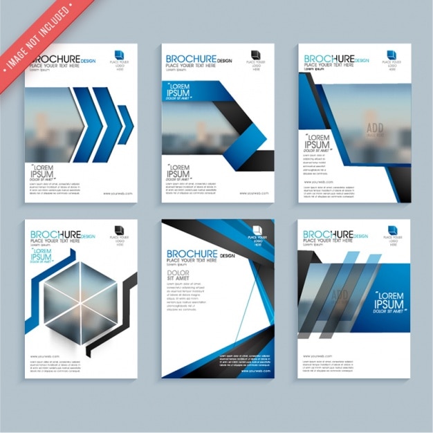 Abstract corporate brochure template