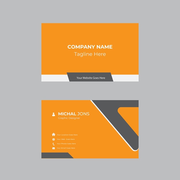 Abstract Corporate Business Cards Template