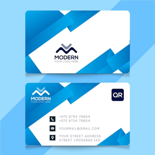 Abstract corporate business cards