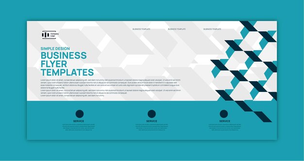 Vector abstract corporate business flyers templates