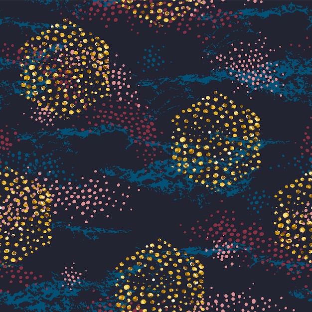 Abstract cosmic seamless pattern.