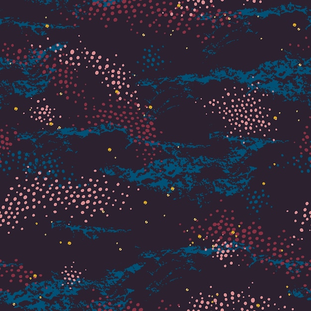 Abstract cosmic seamless pattern.