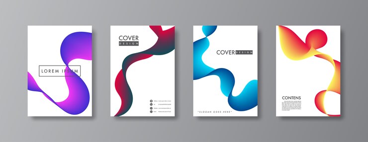 Vector abstract cover and brochure design.