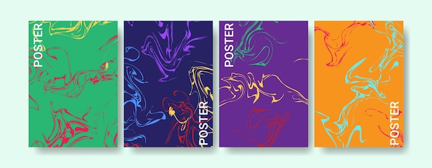 Abstract cover collection design