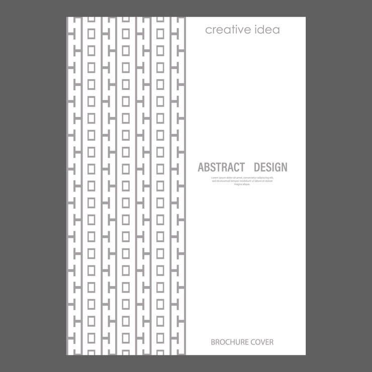 Vector abstract cover design a template for a cover banner poster postcard and corporate design an idea for interior and decorative creativity